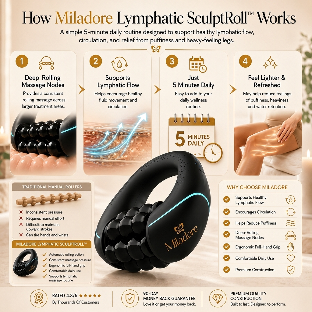 Miladore Lymphatic Drainage SculptRoll™