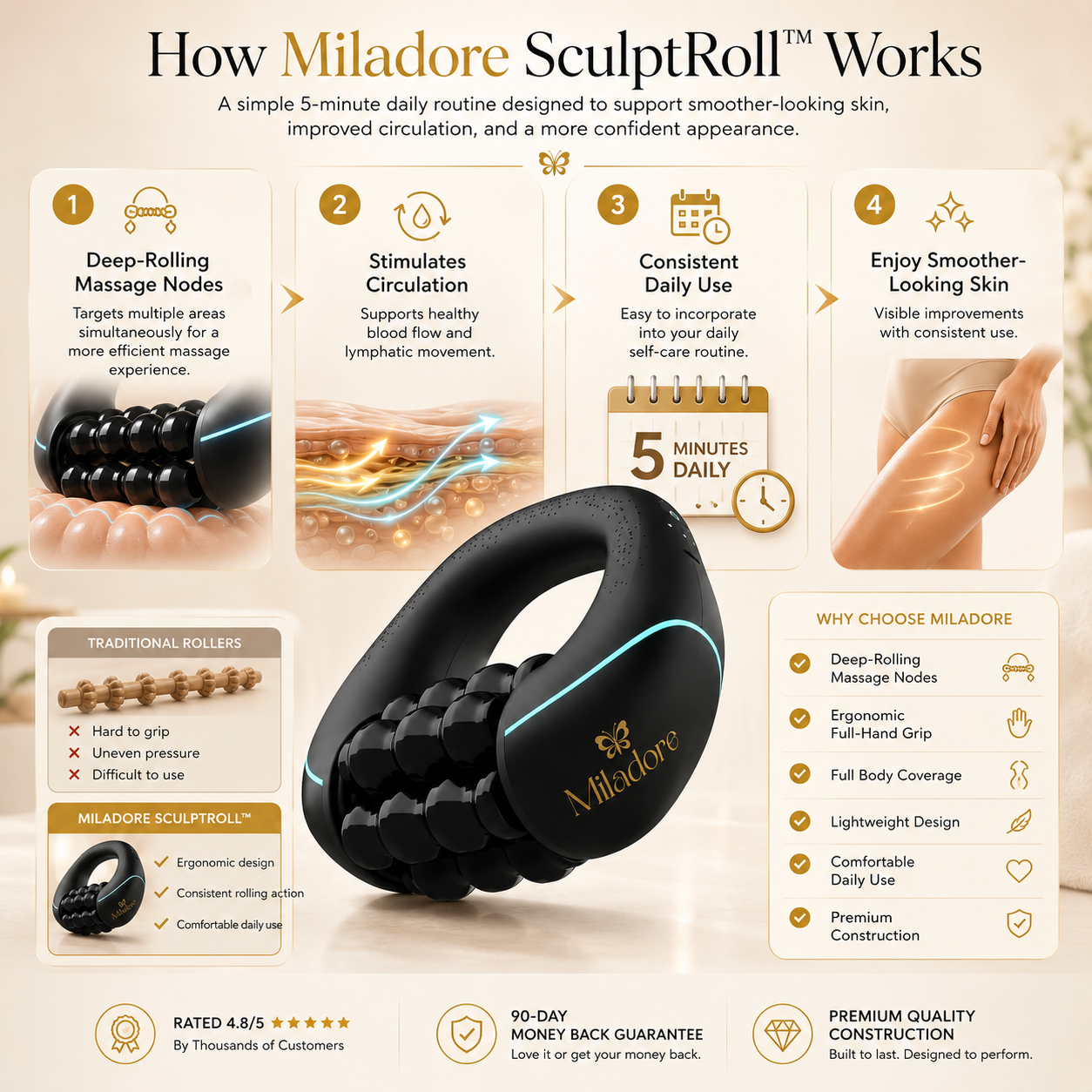 Miladore SculptRoll™